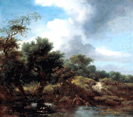 The Pond, Jean Honore Fragonard